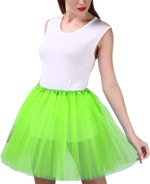 Women's A-Line High Waisted Midi Skirt Women's Candy Color Multicolor Skirts Tulle Skirt A-line Pleated Princess