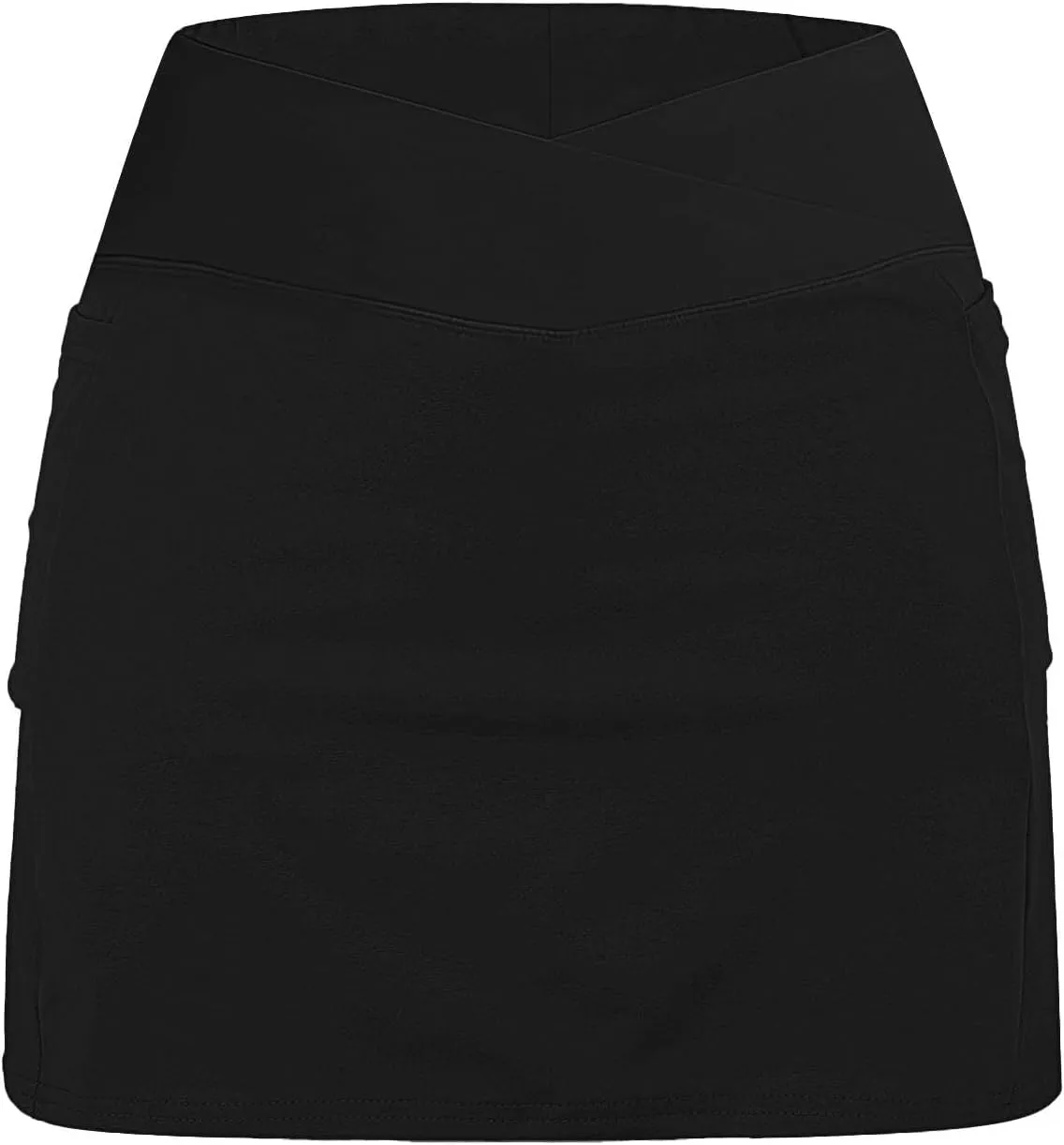 Women's Boho Skirts 2025 Summer Athletic Loose Trendy Drawstring Solid Color Yoga Fitness Tennis Skirt, S-5XL