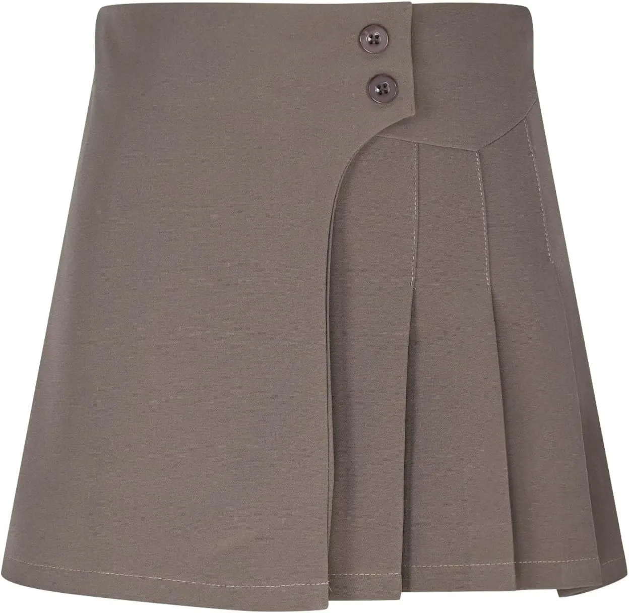 Womens Girl High Waisted Pleated Skirts A-Line Mini Skirt with Pockets School Uniform Y2K Skorts Preppy Clothes