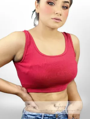 Womens Gym Tops Solid Bra