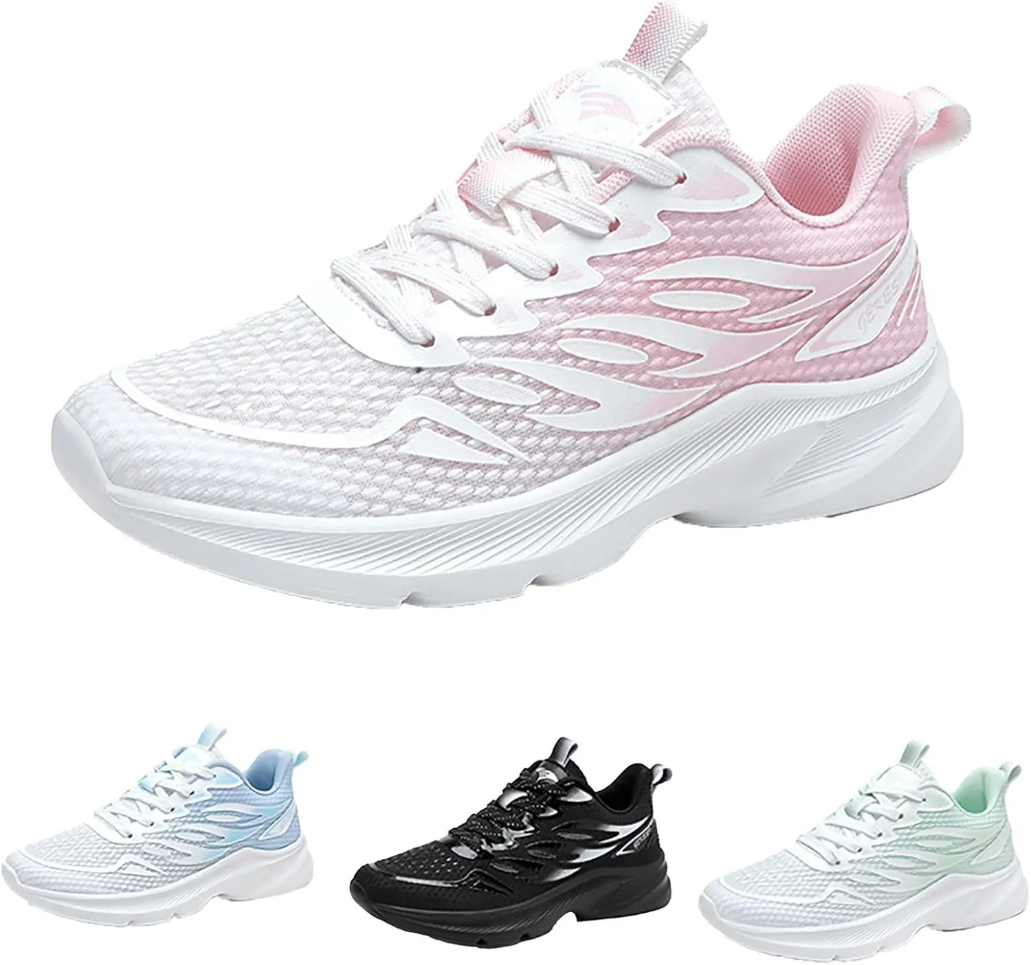 Womens Non Slip Work Shoes Breathable Mesh Comfortable Soft Sole Walking Sneakers Business Gym Workout Sports Shoes