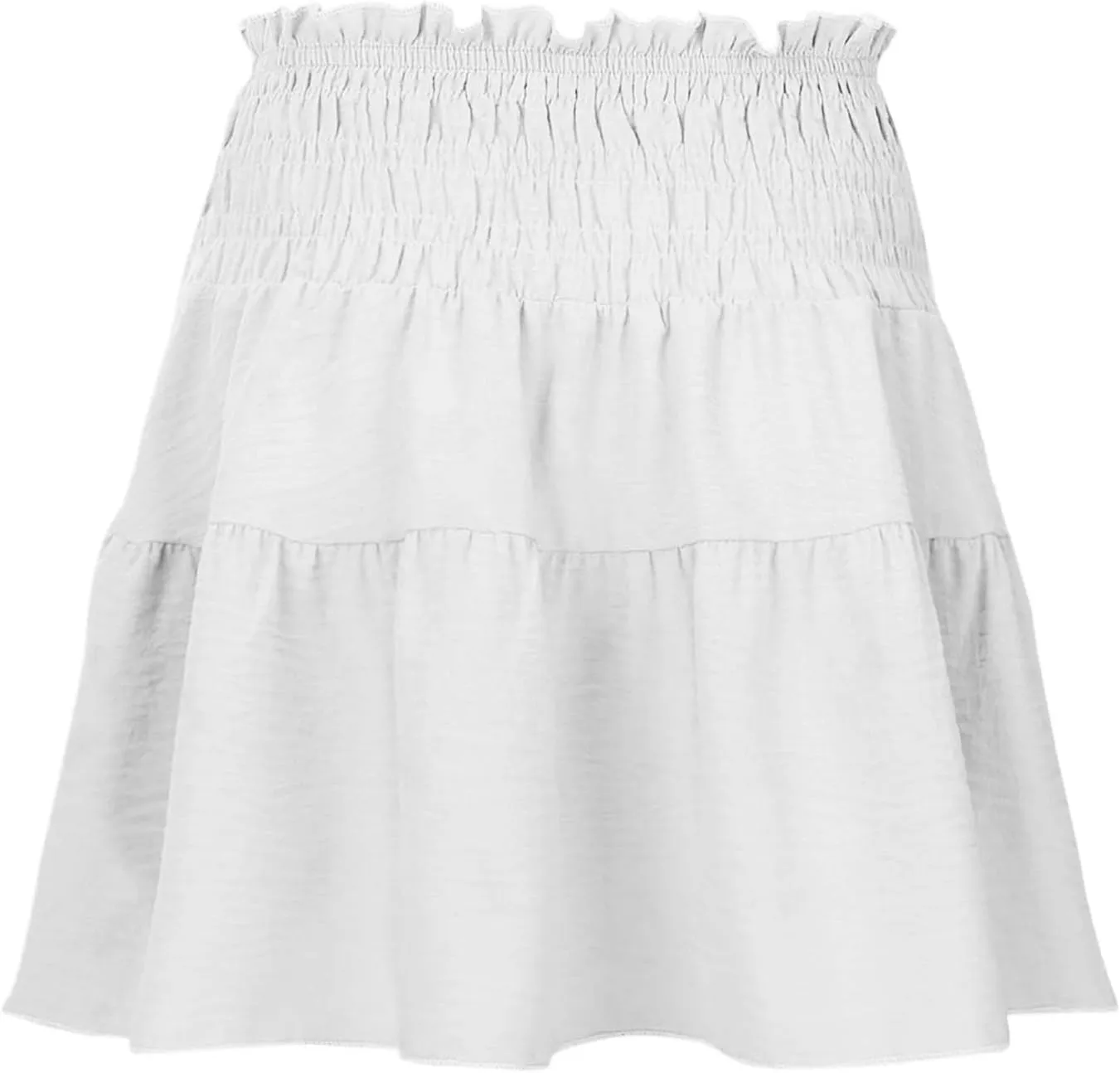 Women's Skirt Flowy A-Line Skirts High Waisted Peplum Mini Dress Summer Casual Y2K Pleated Cute Dress 2025 Fashion