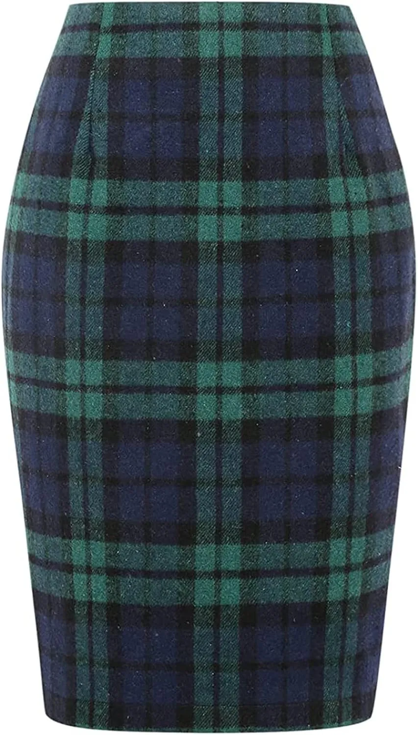 Women's Skirts Summer Casual Skirt High Waist Plaid Printed Pencil Skirt