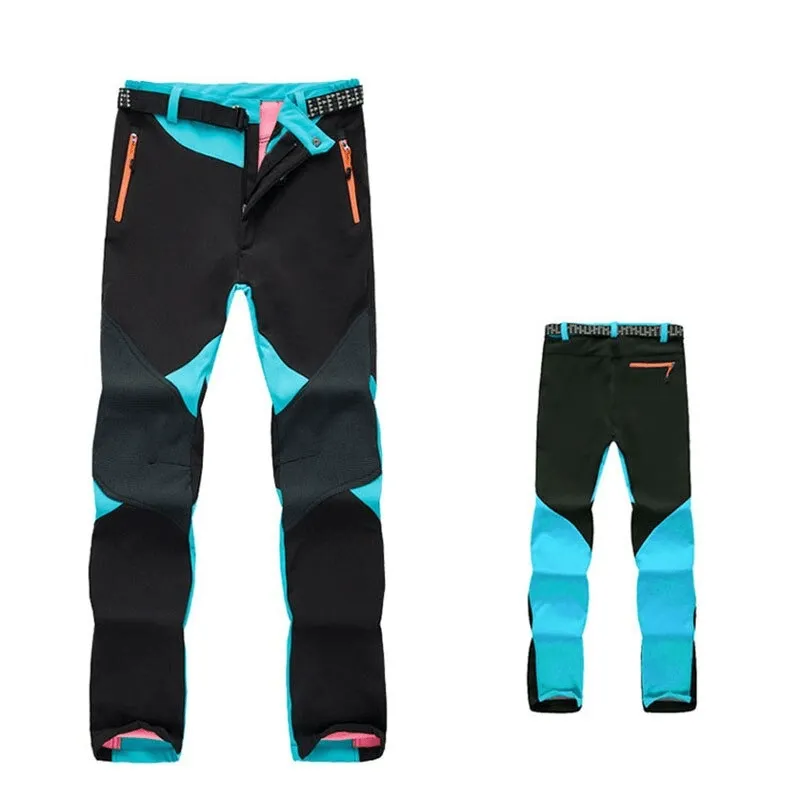 Women's Softshell Skiing Pants / Fleece Outdoor Trekking Trousers - SF0716