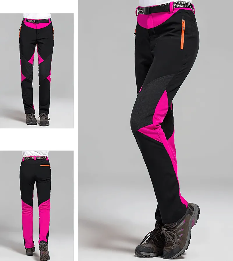 Women's Softshell Skiing Pants / Fleece Outdoor Trekking Trousers - SF0716