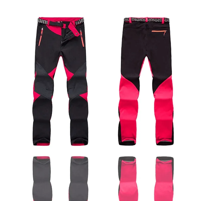 Women's Softshell Skiing Pants / Fleece Outdoor Trekking Trousers - SF0716
