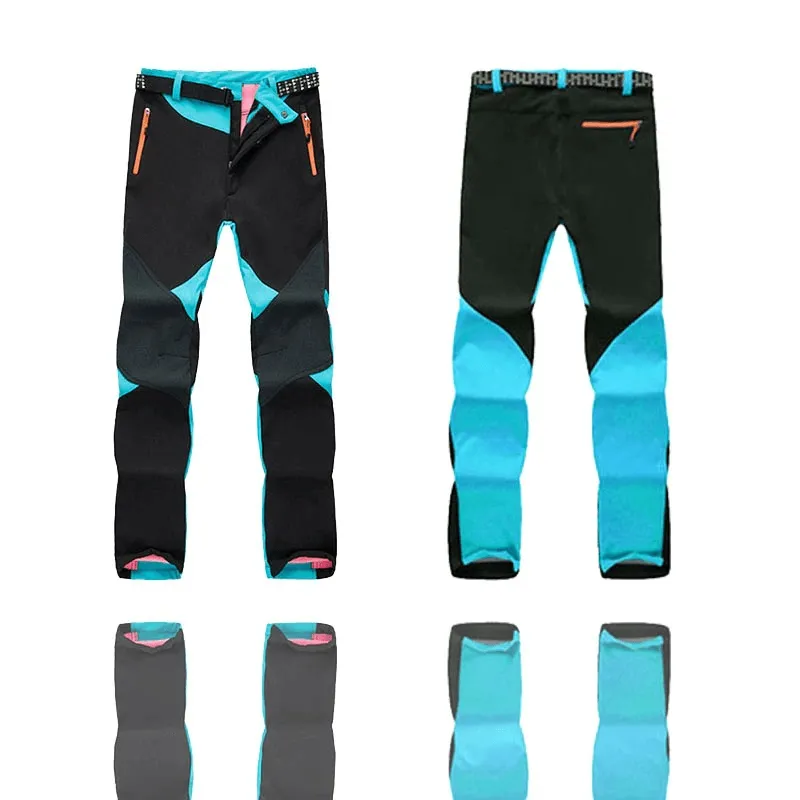 Women's Softshell Skiing Pants / Fleece Outdoor Trekking Trousers - SF0716