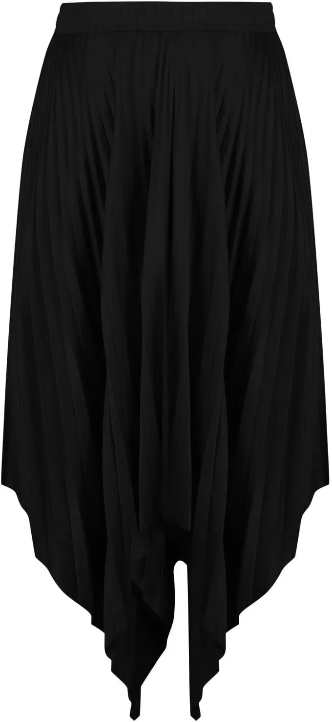 Women's Solid Flared Skirts Lightweight Elastic High Waist Long Midi A Line Skirt Flowy 2025 Fashion Summer Dresses