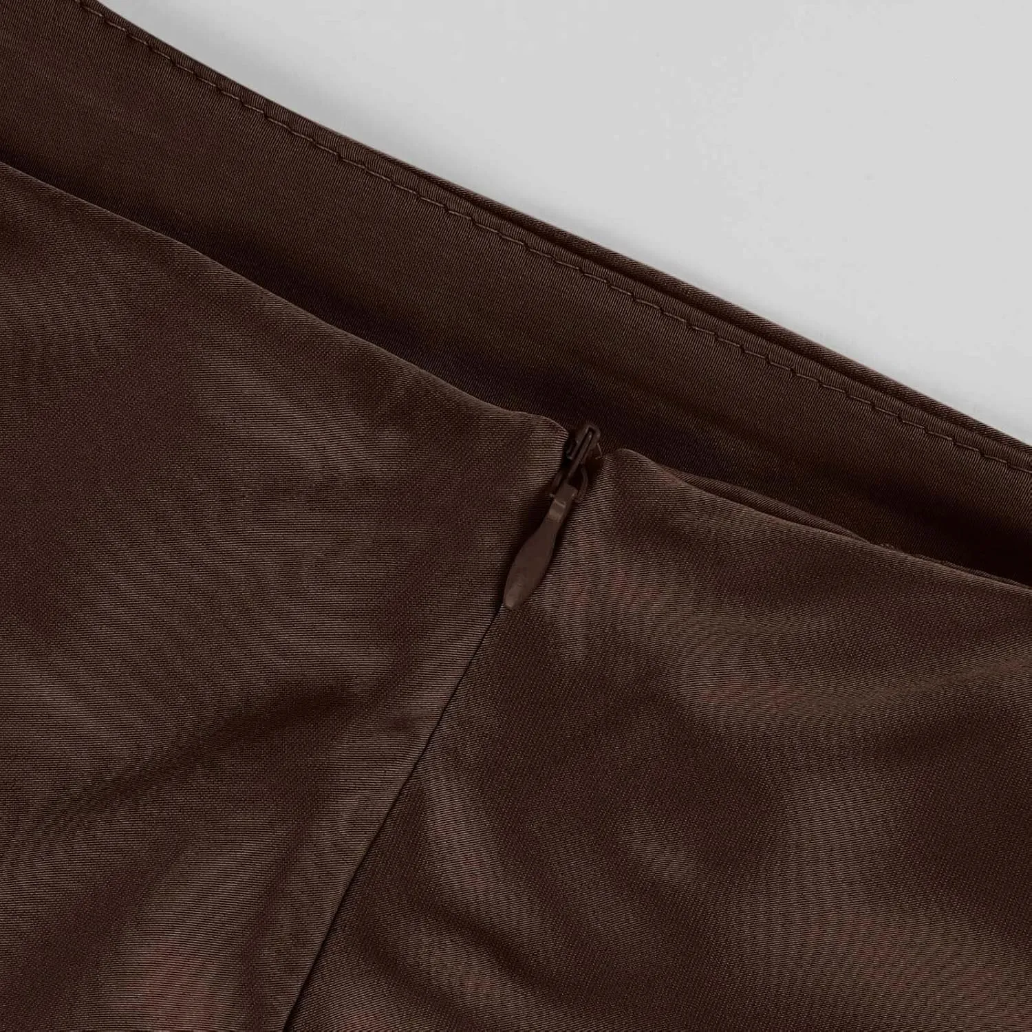 Women's Summer Casual Maxi Slim Skirt High Waist Elastic Solid Glossy Skirts