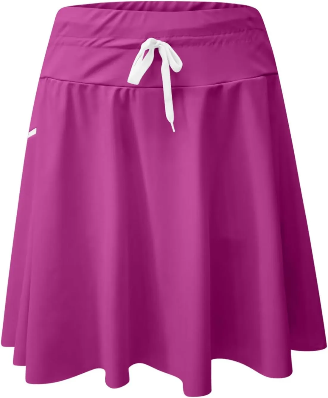Women's Swim Skirt Quick Dry Workout High Waisted Skirts Drawstring Sports Beach Cute Pure Smooth Skirt 2025 New