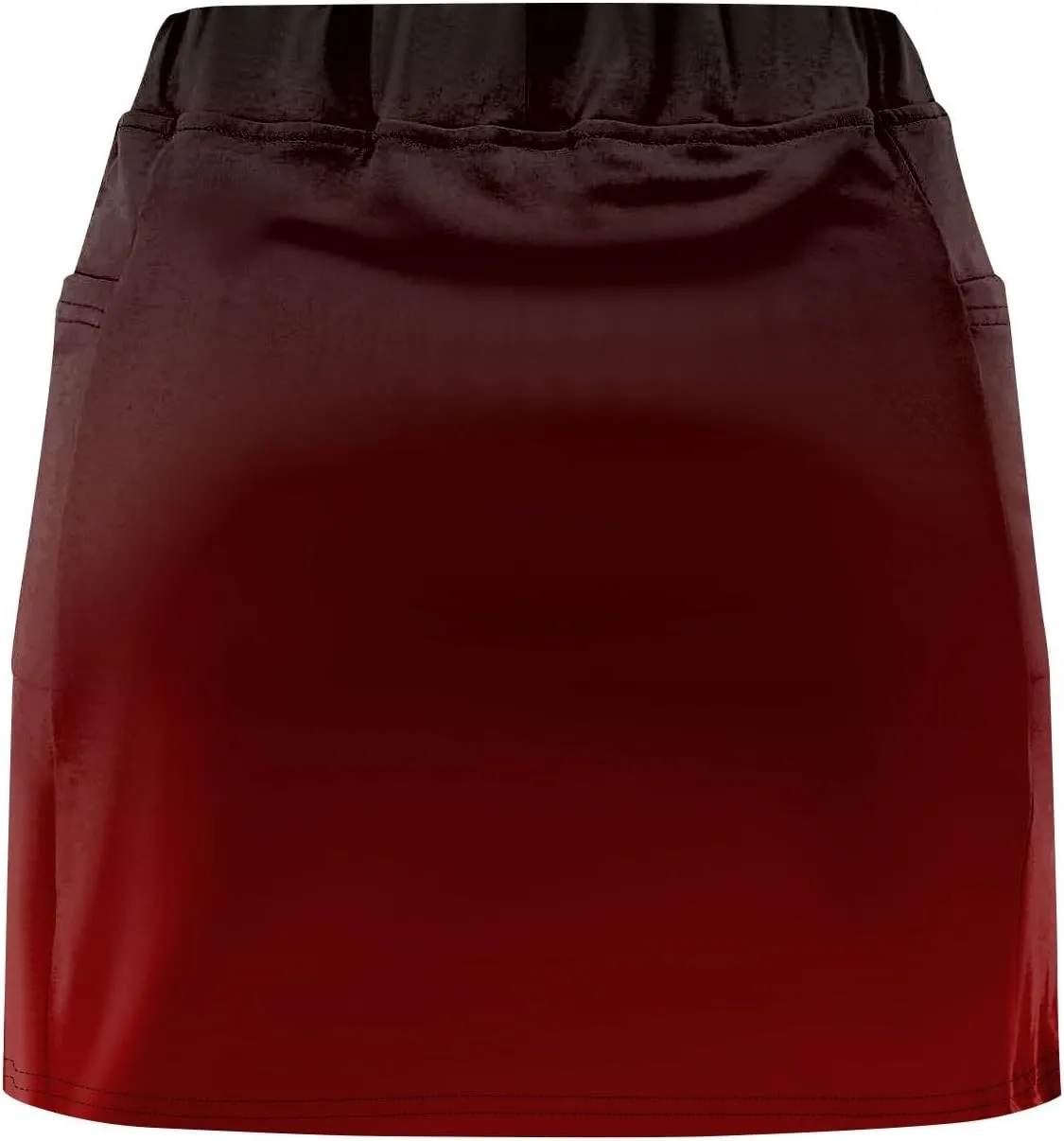 Women's Tennis Golf Skirts Gradient High Waisted Inner Shorts for Athletic Skorts with Pockets, S-5XL