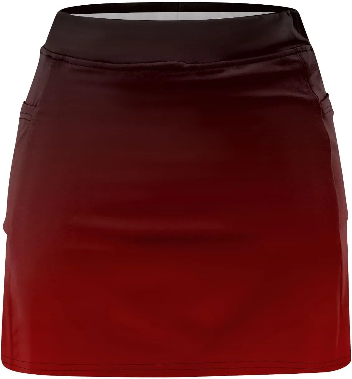 Women's Tennis Golf Skirts Gradient High Waisted Inner Shorts for Athletic Skorts with Pockets, S-5XL