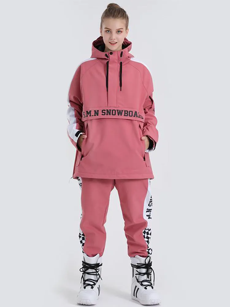 Women's Top Fashion Snowboard Suit Snowsuit  Jacket & Pants Set