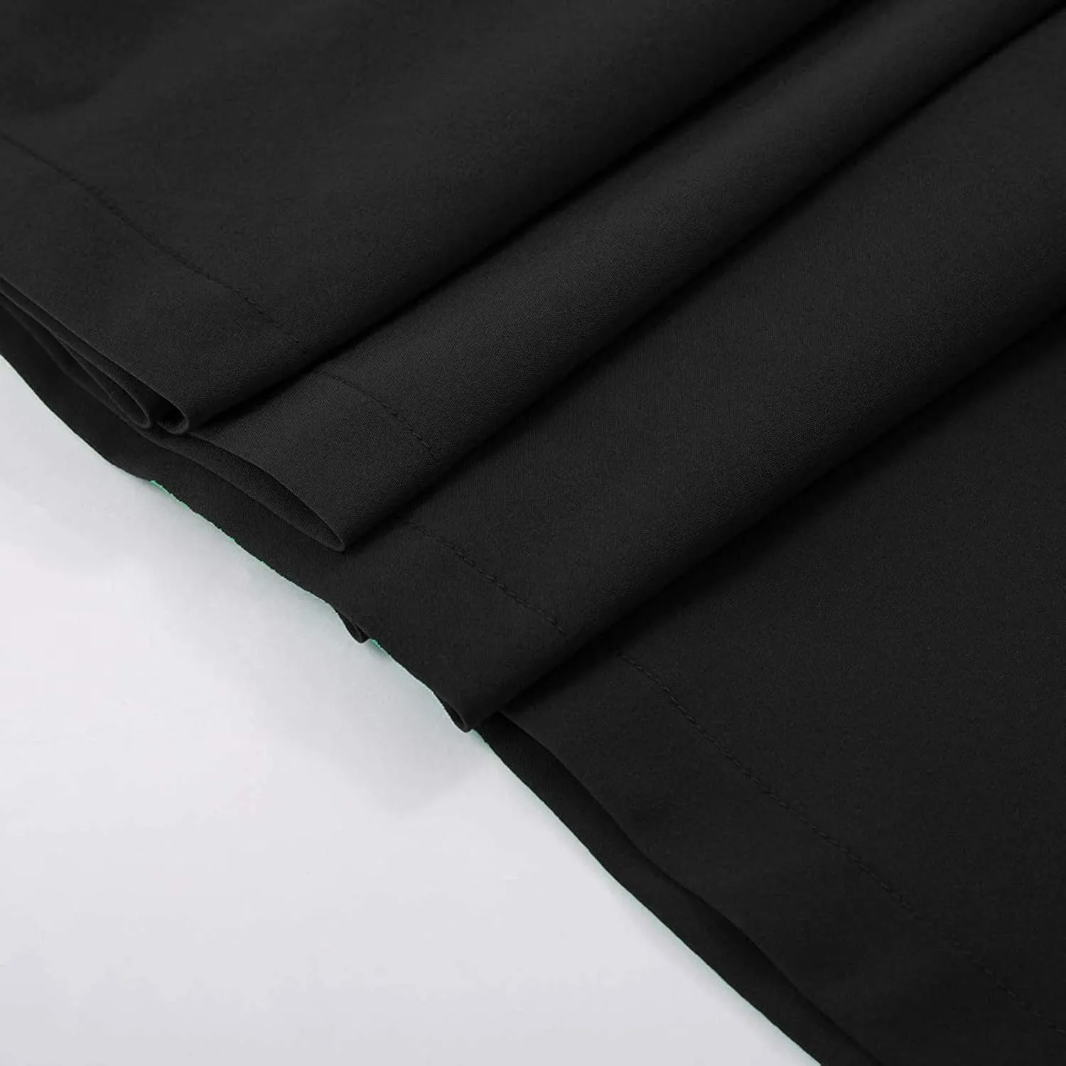 Women's Vintage Stretch Pleated Skirt Viking Renaissance Gothic Long Skirt High Waist A-Line Flared Midi Skirts