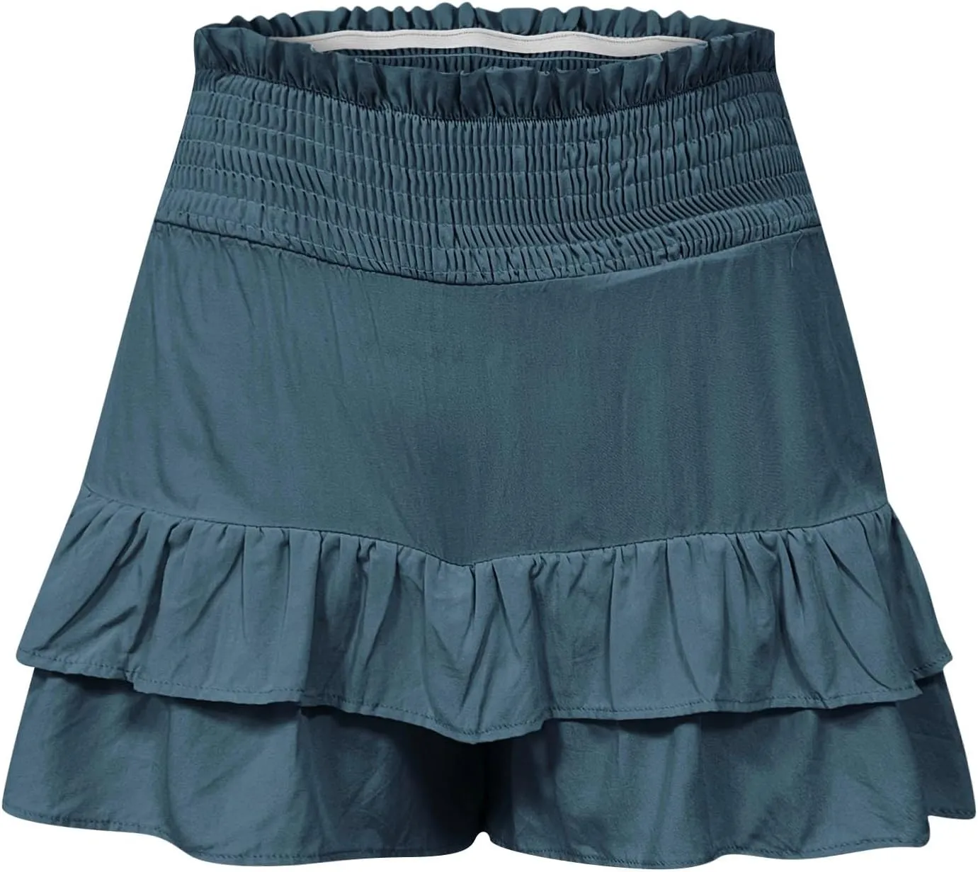 Xiaojmake Tennis Shorts for Women Pleated High Waisted Ruffle Tiered Flowy Short Casual Running Mini Skorts Boho Beach Shorts