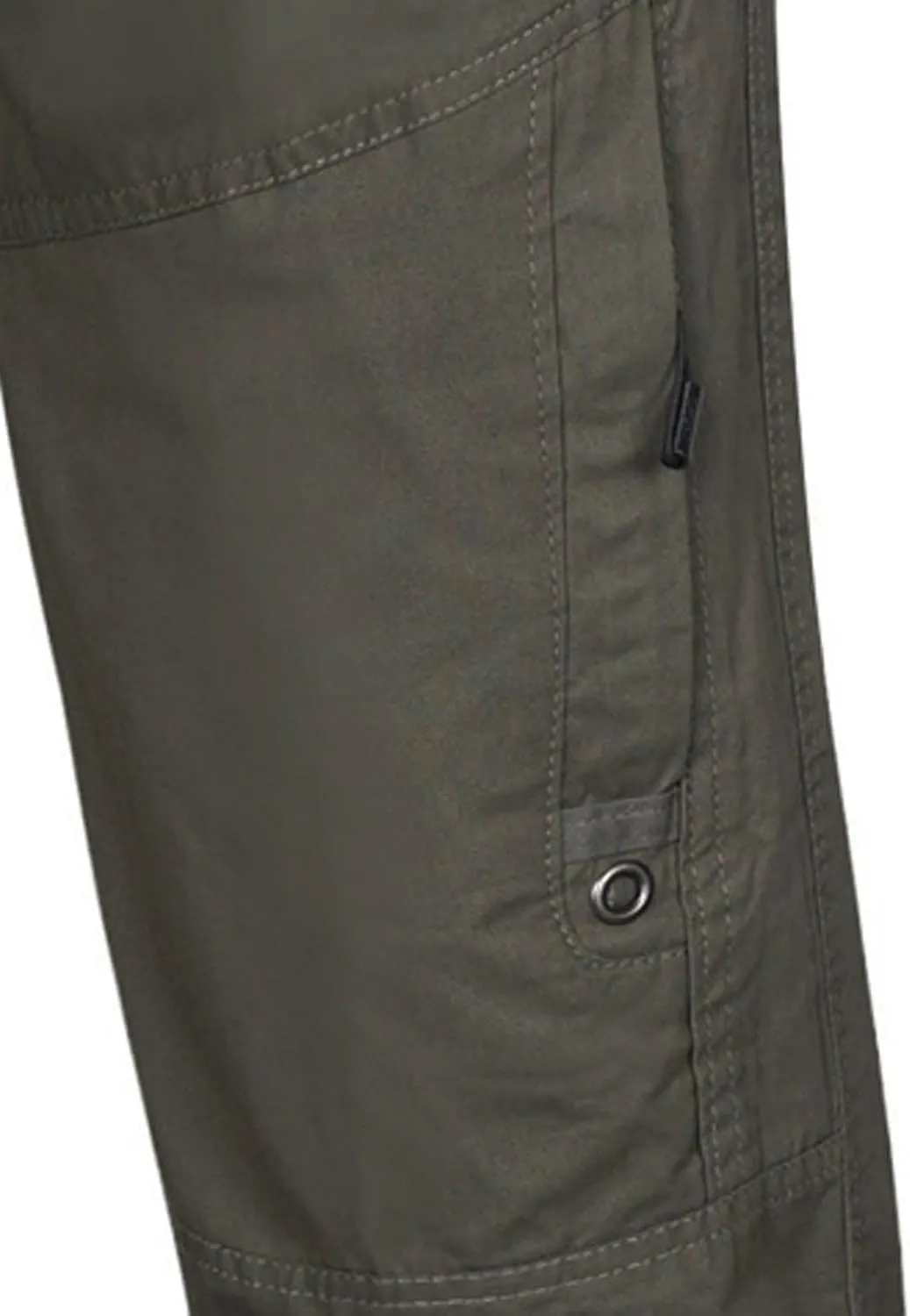 XUNRYAN Cargo Pants Mens with Multi Pockets Lightweight Quick Dry Hiking Pants Elastic Waist Running Pants Activewear