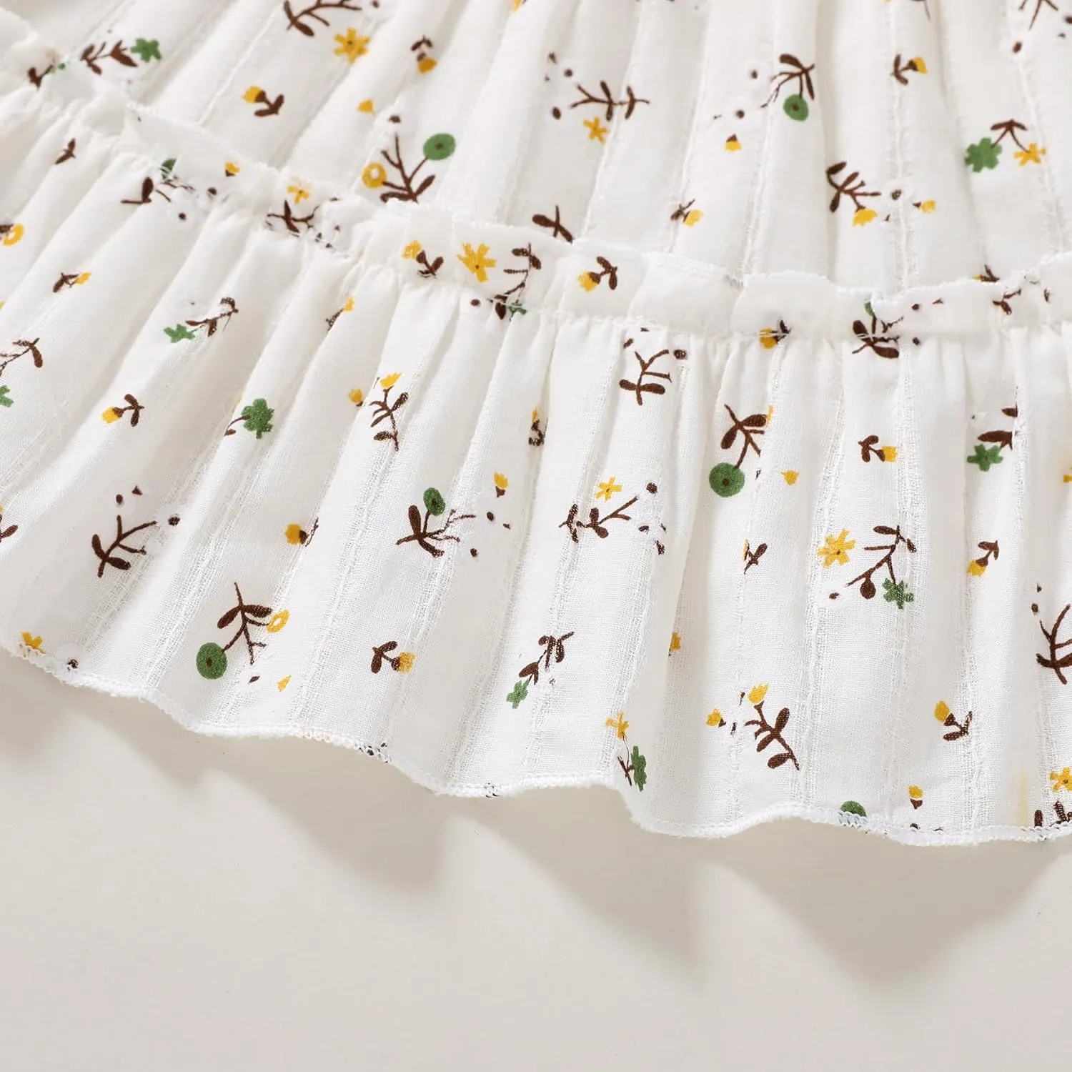 YOUNGER TREE Toddler Girl Dress Baby Girls Summer Clothes Ruffle Sleeve Floral Smock Beach Boho Dresses Sundress