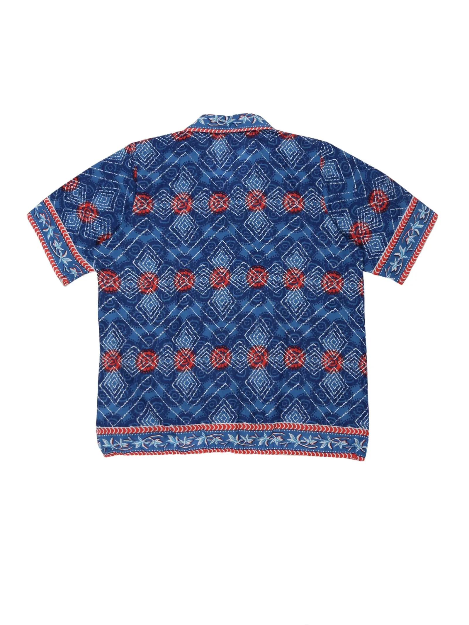 Youngly Batik Printed Crop Shirt