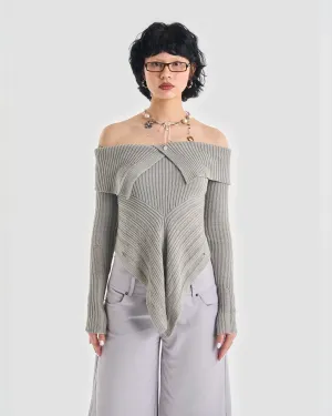 Zephyr Off Shoulder Knit Jumper