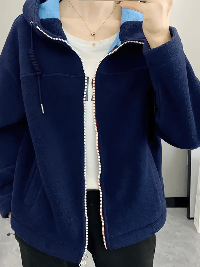 Zipper Thermal Outdoor Trekking Camping Fleece Jacket - SF1855