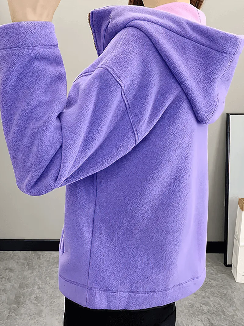 Zipper Thermal Outdoor Trekking Camping Fleece Jacket - SF1855
